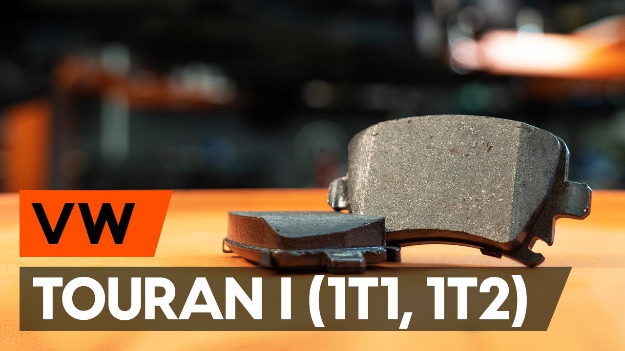 Πώς να αλλάξετε τακάκια φρένων πίσω σε VW Touran 1T1 1T2 - Οδηγίες αντικατάστασης