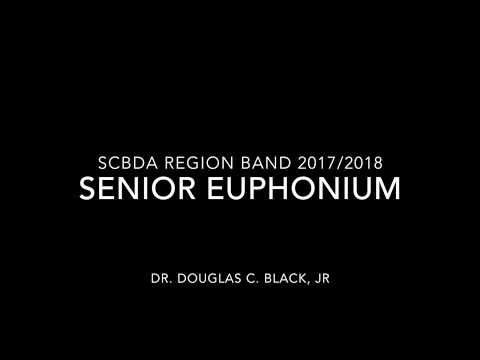 SCBDA Region/All-State 2017/2018 Senior Euphonium Solo