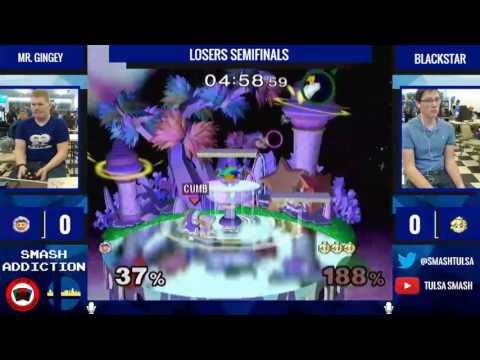 Smash Addiction 59 - Mr. Gingey (Ice Climbers) vs Blackstar (Peach) - Singles Losers Semis