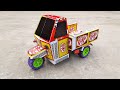 How To Make MatchBox PIAGGIO APE Auto Rickshaw At Home