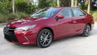2015 Toyota Camry XSE V6 Start Up, Test Drive, and In Depth Review