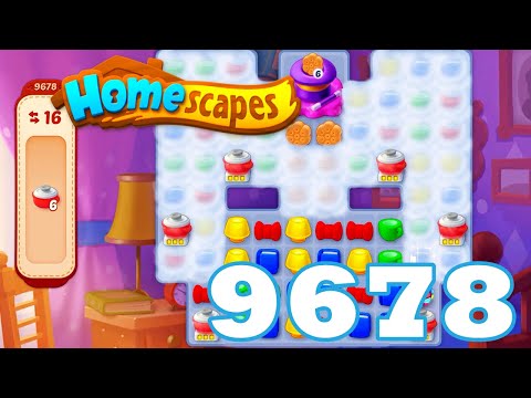 Homescapes Level 9678 HD 3 - match puzzle game | Gameplay Walkthrough | android | GameGo Game