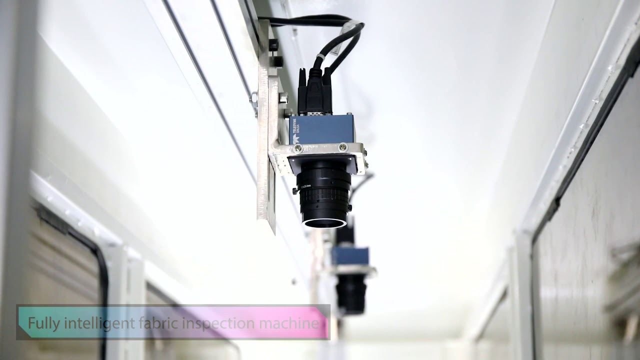 Artificial intelligence fabric checking inspection machine