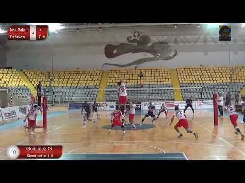 #10 Gustavo Adolfo Larrahondo Gonzales - Nea Samanis - Cyprus VolleyLeague 2018/2019