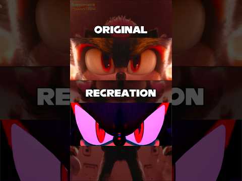 Project Shadow Recreation - Comparison #SonicMovie3 #ShadowTheHedgehog #YearOfShadow