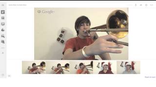 Day 22 - Snow Miser / Heat Miser Song (on Google+ Hangouts): Trombone Arrangement