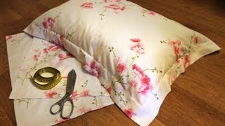 Смотреть онлайн Как сшить декоративную наволочку с ушками на подушку