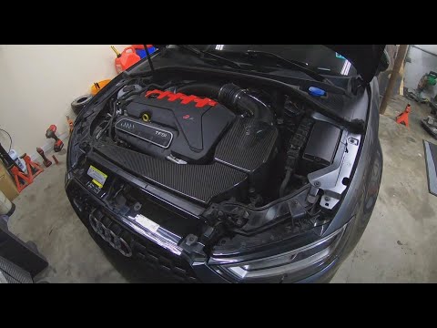 Audi RS3 and TTRS Unitronic 4" inlet and intake install