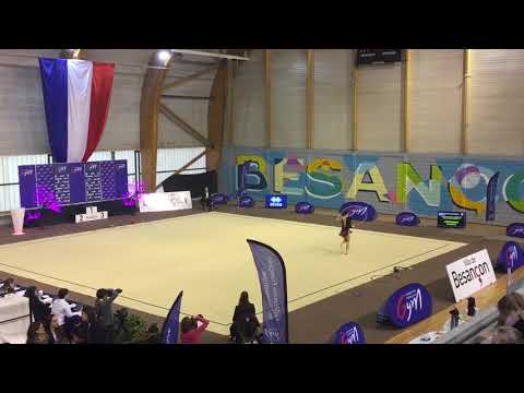 Océane Michel cerceau - Nat B 18 ans et + - France Besançon 2018