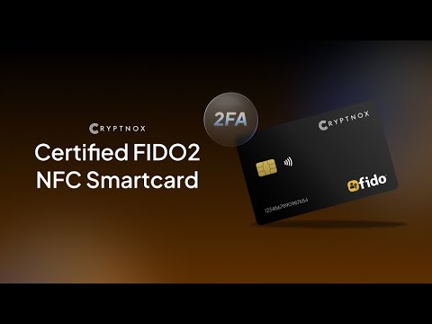 🔑 Secure Passwordless Login with Cryptnox FIDO2 Security Key | NFC-Enabled Authentication