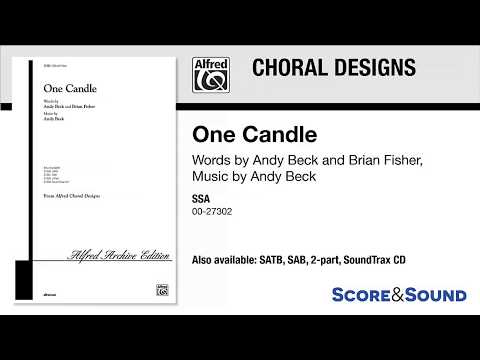One Candle, by Andy Beck and Brian Fisher – Score & Sound