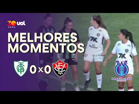 Gols e lances de América-MG x Vitória