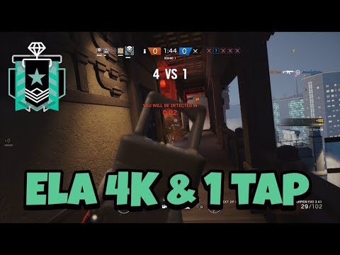 Ela 4k & 1 Tap - Xbox Diamond - Ranked Highlights - Rainbow Six Siege Gameplay