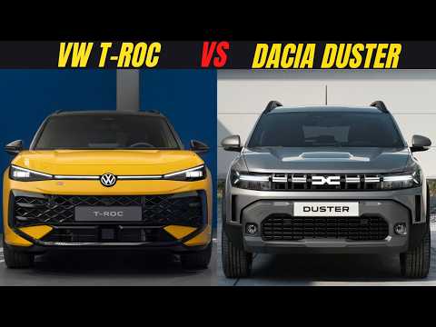 2026 VW T-Roc vs 2025 Dacia Duster - Neue Generation im Check!