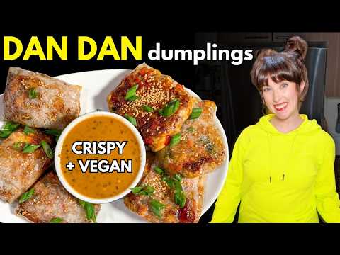 This tofu recipe makes the CRISPIEST rice paper dumplings!