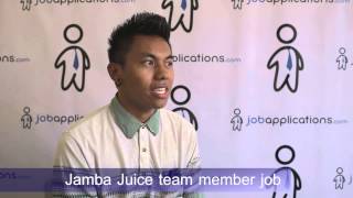 Jamba Juice Interview - Team Member