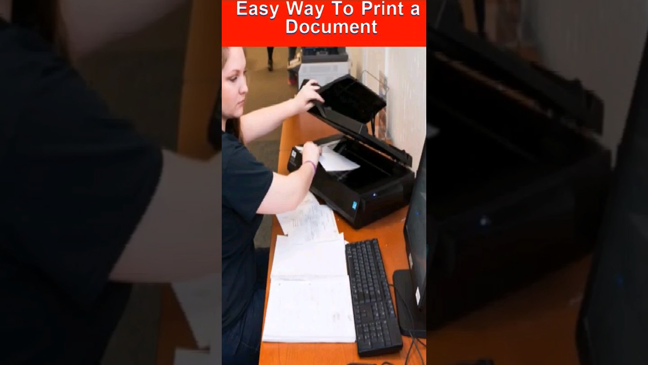 Easy Way To Print a Document | Print a File |