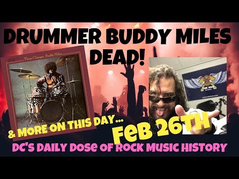 Drummer Buddy Miles Is Dead