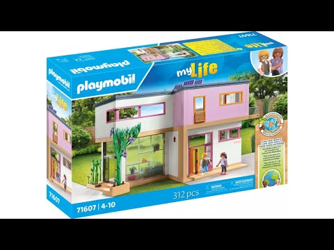 Unboxing Playmobil : La maison moderne (2024) - 71607, 71608, 71610 + réaménagement de la maison