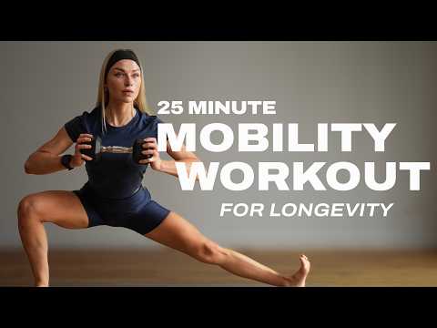 25 Min. Full Body Mobility Workout Circuit Training for Longevity with Weights
