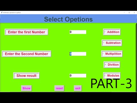 Simple Calculator In Tkinter Python Python Gui Projects Using Tkinter Pythongui Part 3