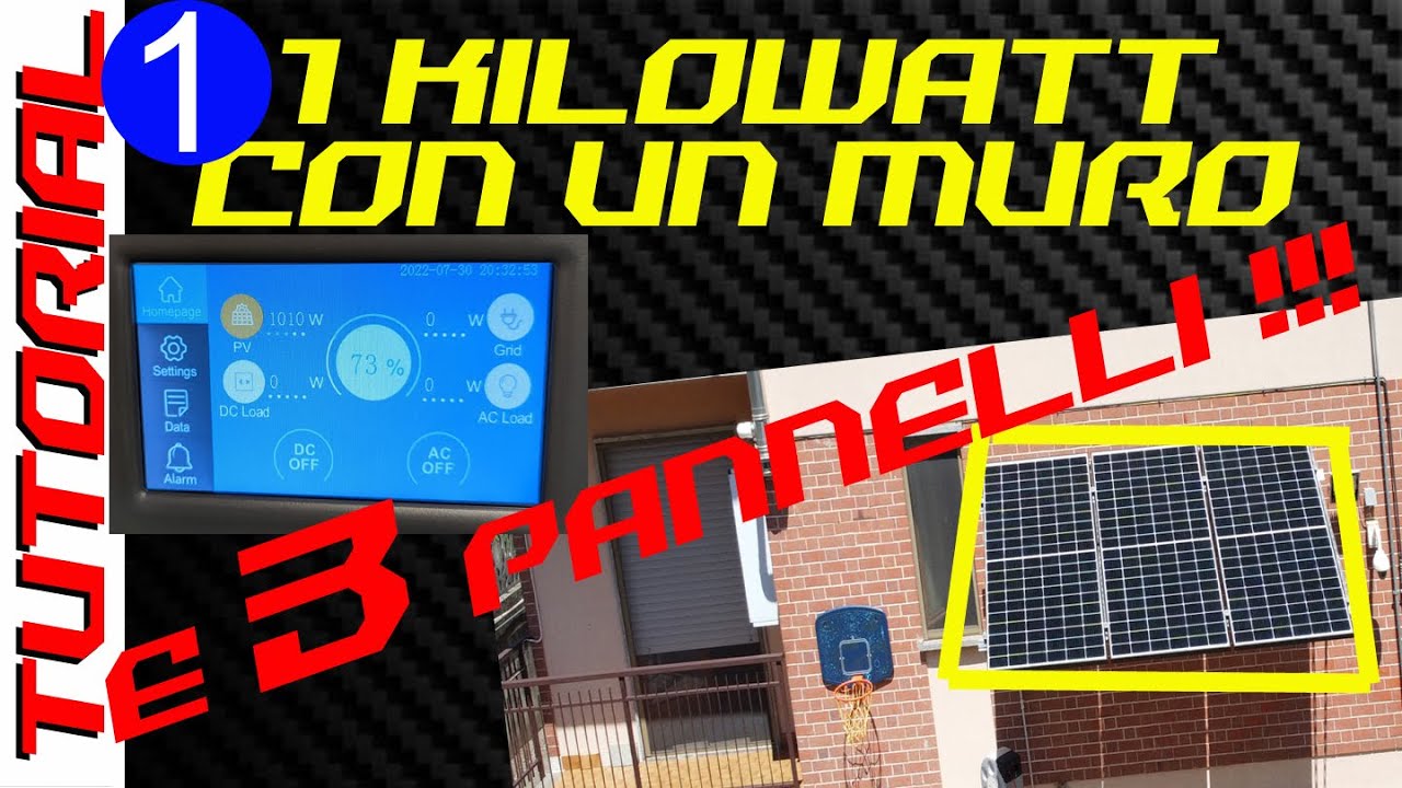 Watch Now Autosufficienza energetica: Primo passo fotovoltaico 3 pannelli 1125w a parete regolabili Autosufficienza energetica: Primo passo fotovoltaico 3 pannelli 1125w a parete regolabili