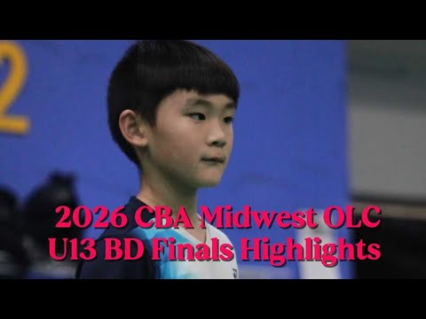 2026 CBA Midwest OLC U13 BD Finals Highlights 1