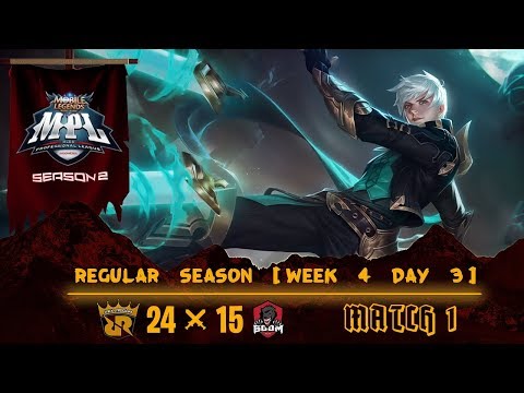 RRQ.O2 vs BOOM Jr Match 1 ✦MPL ID S2 Week 4 Mobile Legends✦