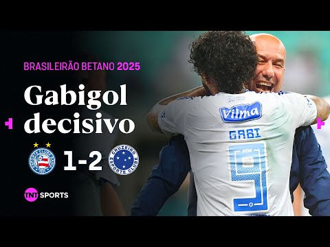 JEAN LUCAS FAZ GOLAÇO, MAS GABIGOL "REVIDA" O GOLAÇO NA VIRADA CONTRA O BAHIA | BAHIA 1X2 CRUZEIRO