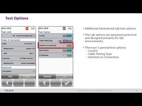 Instructional Video - How to perform Copper tests with VIAVI Certifier10G/40G