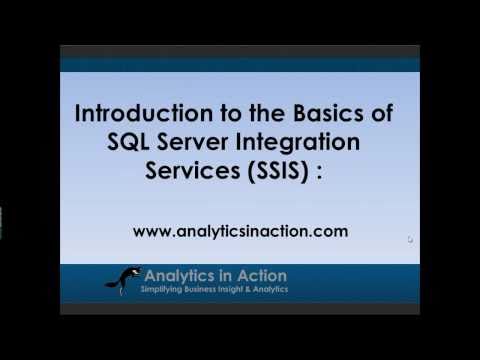 Introduction to SQL Server Integration Services (SSIS) : Part 1 of 2.