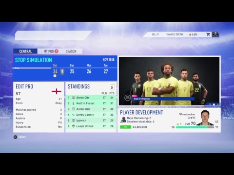[ENG/PS4] Woodpecker3rd LIVE [204] : FIFA 19 DERBY COUNTY PLAYER CAREER MODE #1