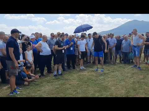 Dani kosidbe na Kupresu 2022.g. Skok s mjesta I potezanje konopa