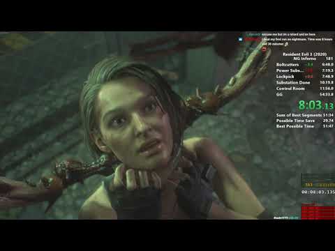 [INFERNO] RE3 NG Speedrun in 54:24