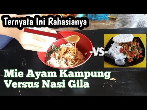 MIE AYAM kampung Versus NASI gila | PALING RECOMMANDED di bogor