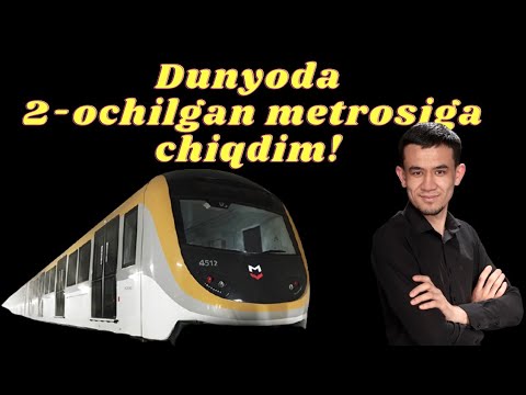Dunyo bo'ylab 2 ochilgan metroda sayohat qildim. Vlog.