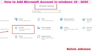 How to Add And Sync Microsoft Account in windows 10 - 2021 | Sync Microsoft Account Windows 10