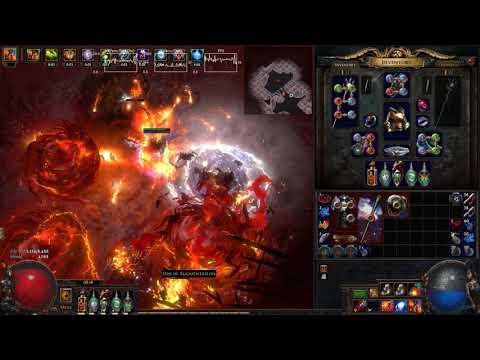 Path of Exile Cremation vs BossT13 (Test)