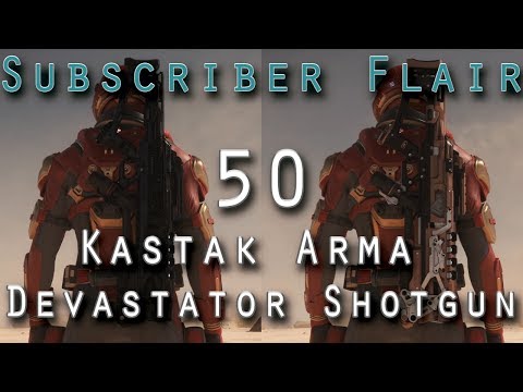 50 Kastak Arma Devastator Shotgun (Star Citizen Subscriber Flair)