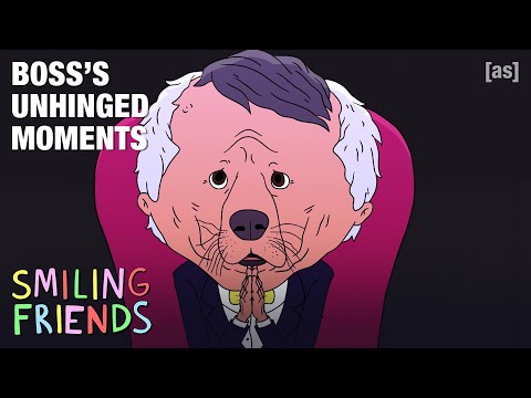 Mr. Boss's Unhinged Moments | Smiling Friends | adult swim