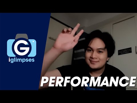 Von Saw as he serenades us all in the very first IHMA Nite in the new normal