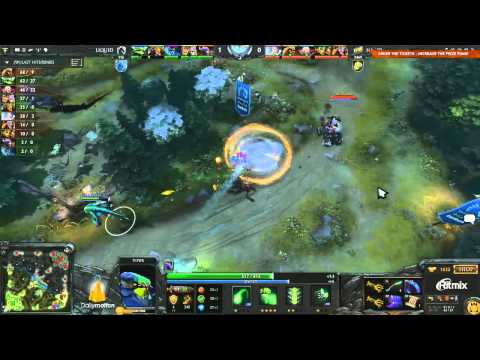 Na'Vi vs Team Liquid Game 1 DOTA 2 Champions League (TobiWan & Clairvoyance English)