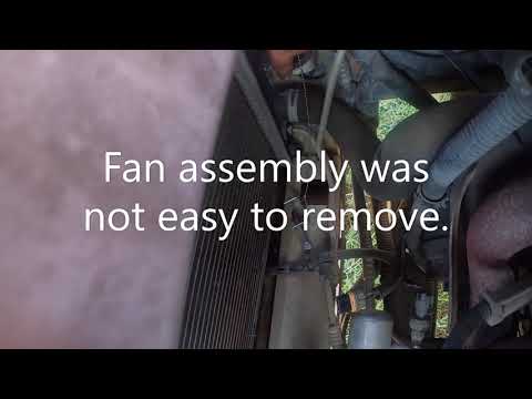 1999 Buick Park Avenue ultra Radiator removal