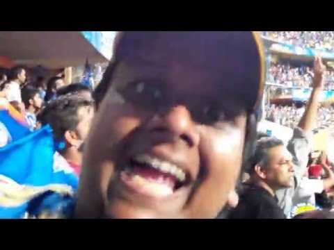 Winning six at IPL semifinals and celebrations begin at the Wankhede stadium 2014