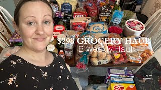 $298 WALMART GROCERY PICKUP HAUL | FAMILY OF 6 | $900 a month budget 