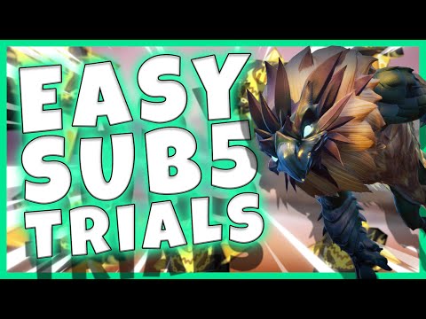 Dauntless Koshai trials - EASIEST sub 5 build and guide
