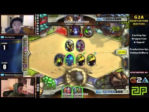 G2A Hearthstone Masters: StrifeCro vs RDU (04.12.2014)