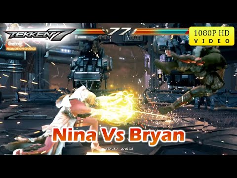 Nina Vs Bryan | Tekken 7 | Tekken 7 Gameplay [PSP Game, PS Game]