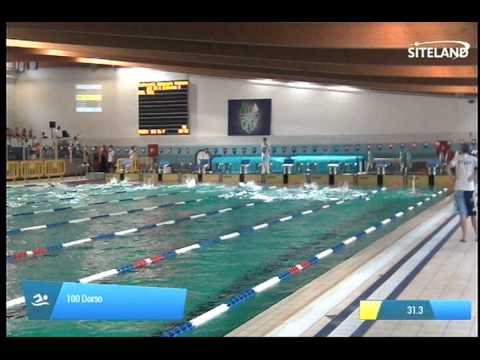 Serie 8 dei 100 Dorso  Assoluti Maschi Master - Campionati Regionali Masters 2014 di Veneto e Friul