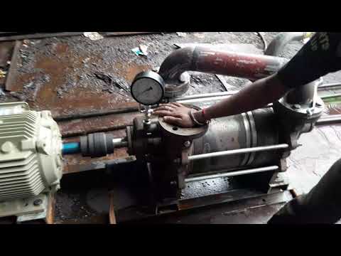 Two stage vacuum pump testing